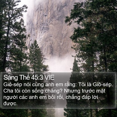Sáng Thế 45:3 VIE Bible Verse Image