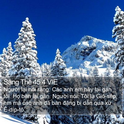 Sáng Thế 45:4 VIE Bible Verse Image