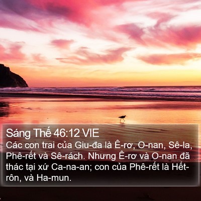 Sáng Thế 46:12 VIE Bible Verse Image