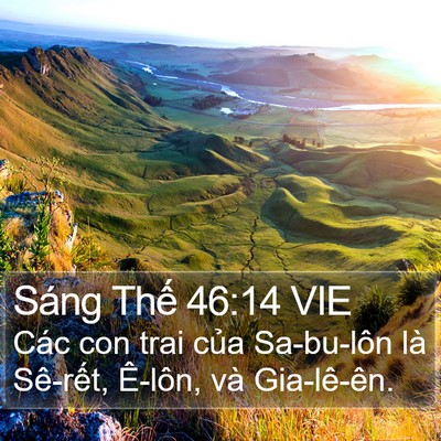 Sáng Thế 46:14 VIE Bible Verse Image