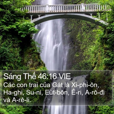 Sáng Thế 46:16 VIE Bible Verse Image