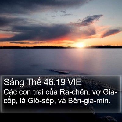 Sáng Thế 46:19 VIE Bible Verse Image