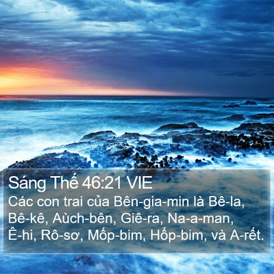 Sáng Thế 46:21 VIE Bible Verse Image
