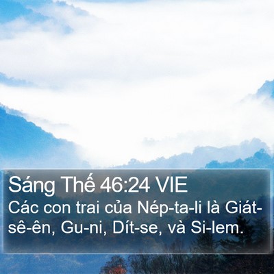 Sáng Thế 46:24 VIE Bible Verse Image