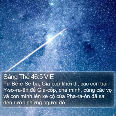 Sáng Thế 46:5 VIE Bible Verse Image
