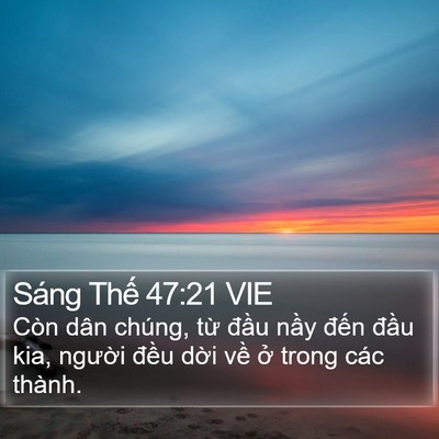 Sáng Thế 47:21 VIE Bible Verse Image