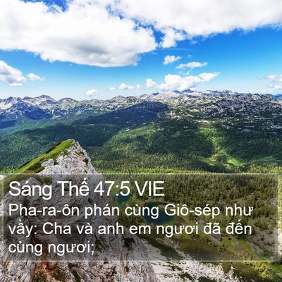 Sáng Thế 47:5 VIE Bible Verse Image