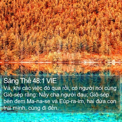 Sáng Thế 48:1 VIE Bible Verse Image