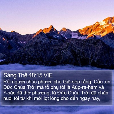 Sáng Thế 48:15 VIE Bible Verse Image