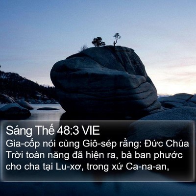Sáng Thế 48:3 VIE Bible Verse Image