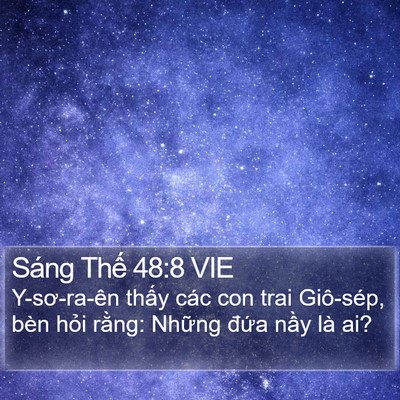 Sáng Thế 48:8 VIE Bible Verse Image