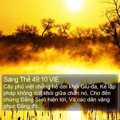 Sáng Thế 49:10 VIE Bible Verse Image