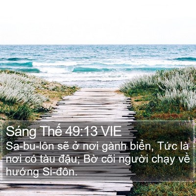 Sáng Thế 49:13 VIE Bible Verse Image