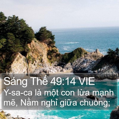 Sáng Thế 49:14 VIE Bible Verse Image