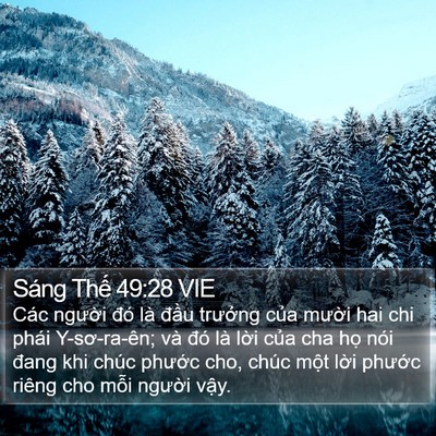 Sáng Thế 49:28 VIE Bible Verse Image