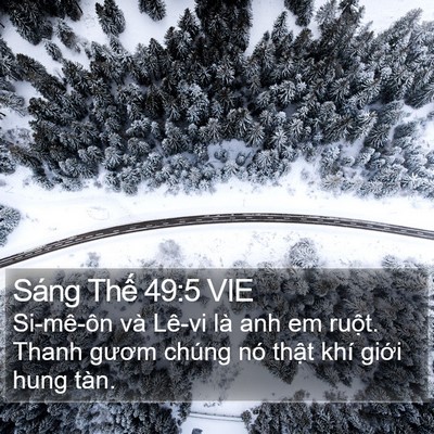 Sáng Thế 49:5 VIE Bible Verse Image