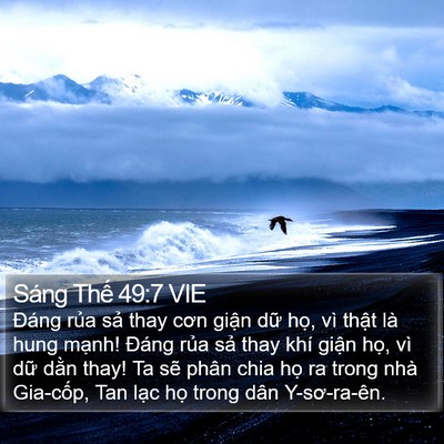 Sáng Thế 49:7 VIE Bible Verse Image