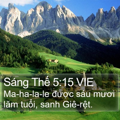 Sáng Thế 5:15 VIE Bible Verse Image