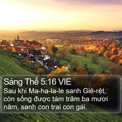 Sáng Thế 5:16 VIE Bible Verse Image