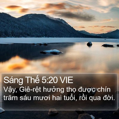 Sáng Thế 5:20 VIE Bible Verse Image