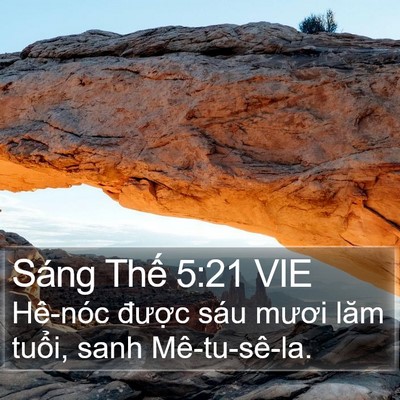 Sáng Thế 5:21 VIE Bible Verse Image