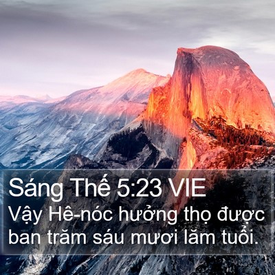 Sáng Thế 5:23 VIE Bible Verse Image