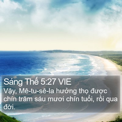 Sáng Thế 5:27 VIE Bible Verse Image