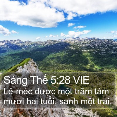 Sáng Thế 5:28 VIE Bible Verse Image