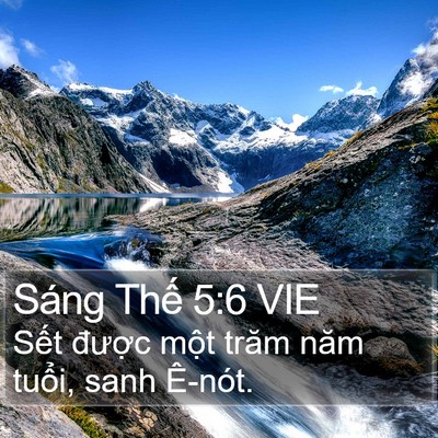 Sáng Thế 5:6 VIE Bible Verse Image