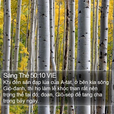 Sáng Thế 50:10 VIE Bible Verse Image