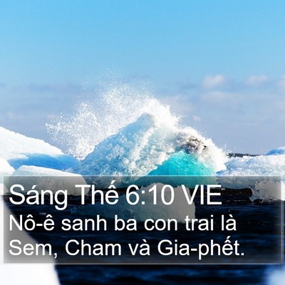 Sáng Thế 6:10 VIE Bible Verse Image