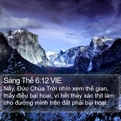 Sáng Thế 6:12 VIE Bible Verse Image