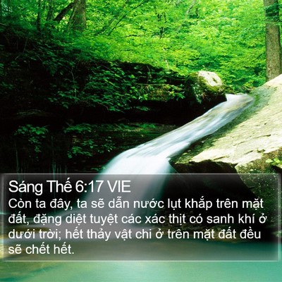 Sáng Thế 6:17 VIE Bible Verse Image