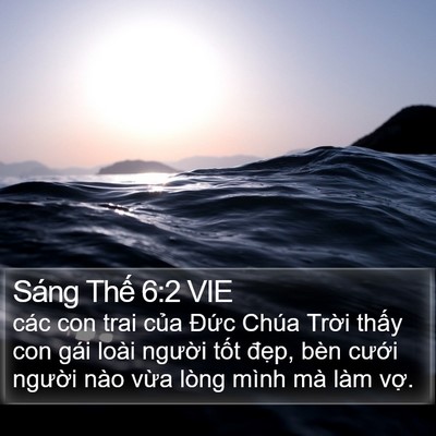 Sáng Thế 6:2 VIE Bible Verse Image