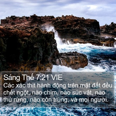 Sáng Thế 7:21 VIE Bible Verse Image