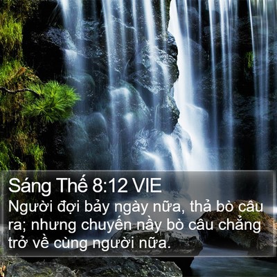 Sáng Thế 8:12 VIE Bible Verse Image