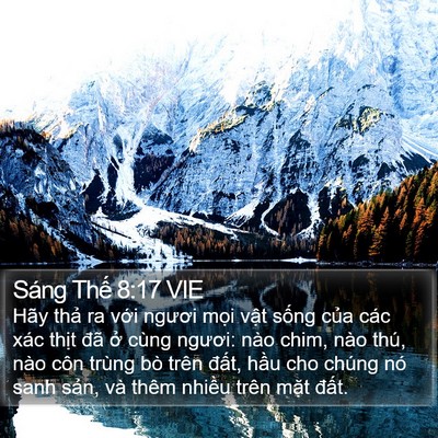 Sáng Thế 8:17 VIE Bible Verse Image