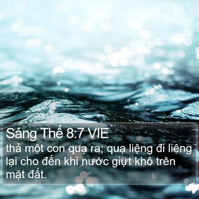 Sáng Thế 8:7 VIE Bible Verse Image