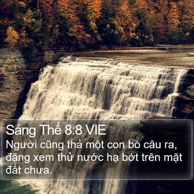 Sáng Thế 8:8 VIE Bible Verse Image