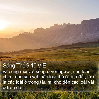 Sáng Thế 9:10 VIE Bible Verse Image