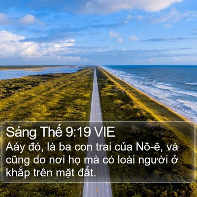 Sáng Thế 9:19 VIE Bible Verse Image
