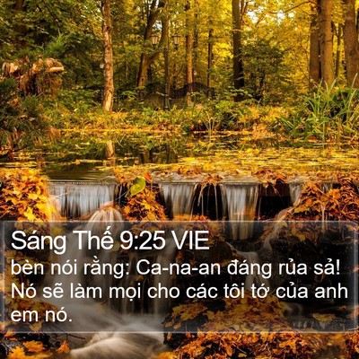 Sáng Thế 9:25 VIE Bible Verse Image