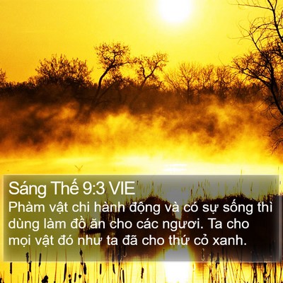 Sáng Thế 9:3 VIE Bible Verse Image