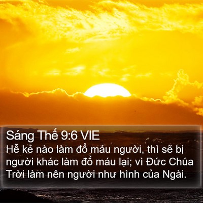 Sáng Thế 9:6 VIE Bible Verse Image