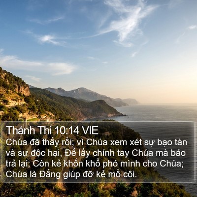 Thánh Thi 10:14 VIE Bible Verse Image