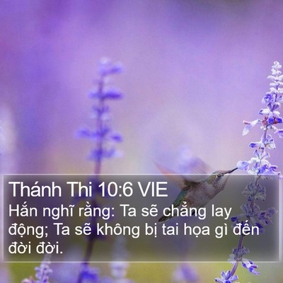 Thánh Thi 10:6 VIE Bible Verse Image