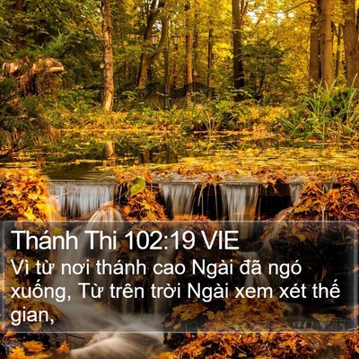 Thánh Thi 102:19 VIE Bible Verse Image