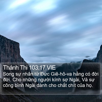 Thánh Thi 103:17 VIE Bible Verse Image