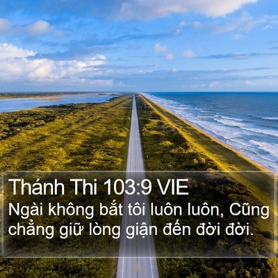 Thánh Thi 103:9 VIE Bible Verse Image