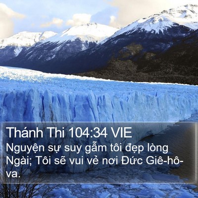 Thánh Thi 104:34 VIE Bible Verse Image